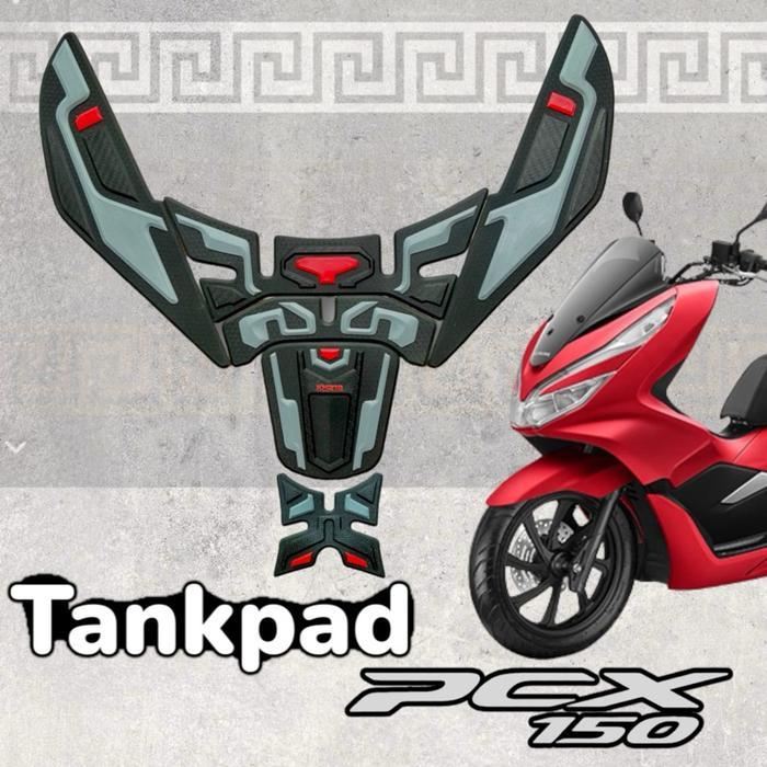 KM272 Motor Tankpad Pcx 150 Full Karet / Deckpad Motor Pcx 150 Karpet