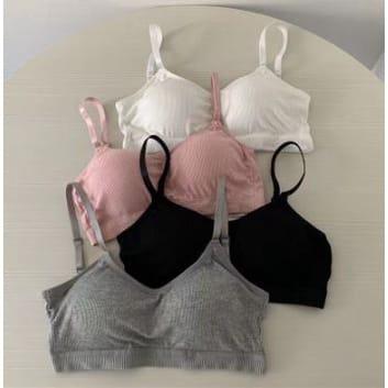 WINGALERY Bra O Bra Wanita BH Cewek Tanpa Kawat BH Import Wanita 1126
