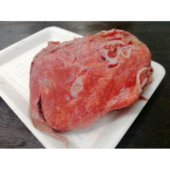 daging paru sapi lokal bali 500gram segar dan berkualitas