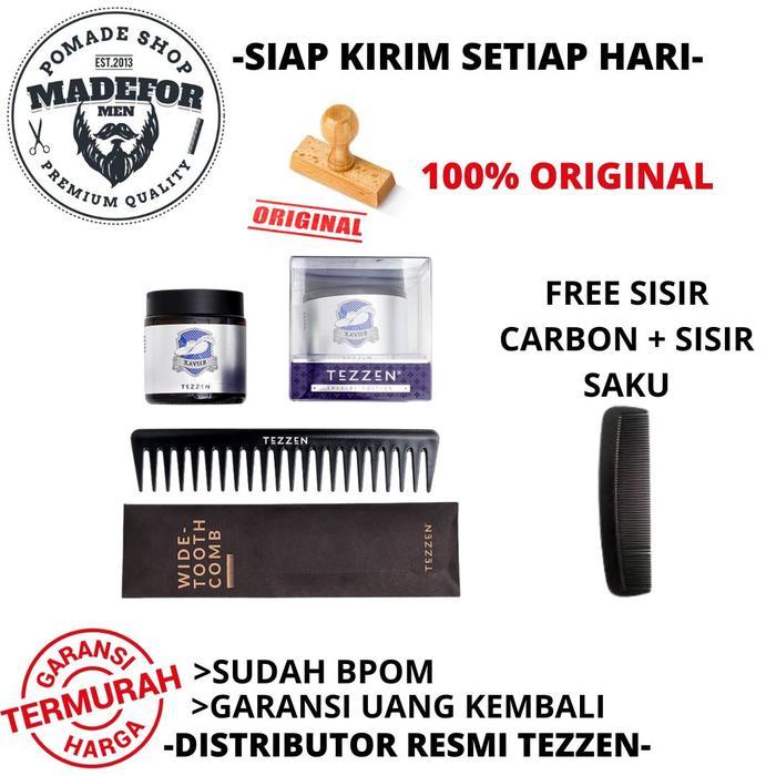 TEZZEN XAVIER WATERBASED POMADE TEZZEN POMADE XAVIER FREE SISIR CARBON