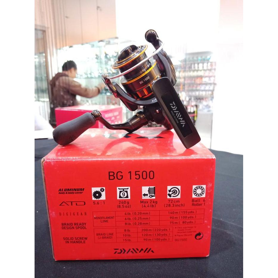 Reel Spinning DAIWA BG 1500 Indonesia Memancing