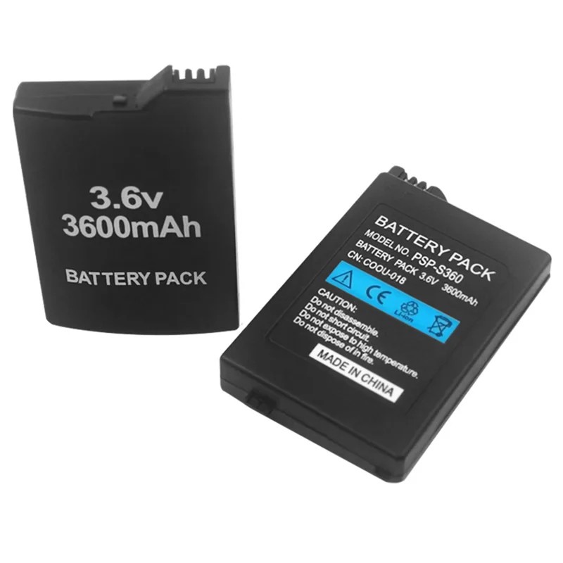 10Pcs 3600mAh 3.6V Replacement PSP-3000 Battery for Sony PSP-2000 PSP-S110 PSP-3002 Gamepad For