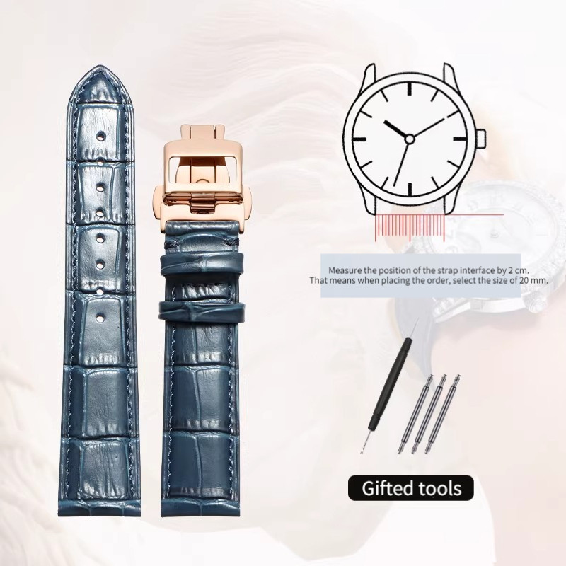 Leather watch strap for the original Jaeger-LeCoultre REVERSO RENDEZ-VOUS MASTER CONTROL MASTER