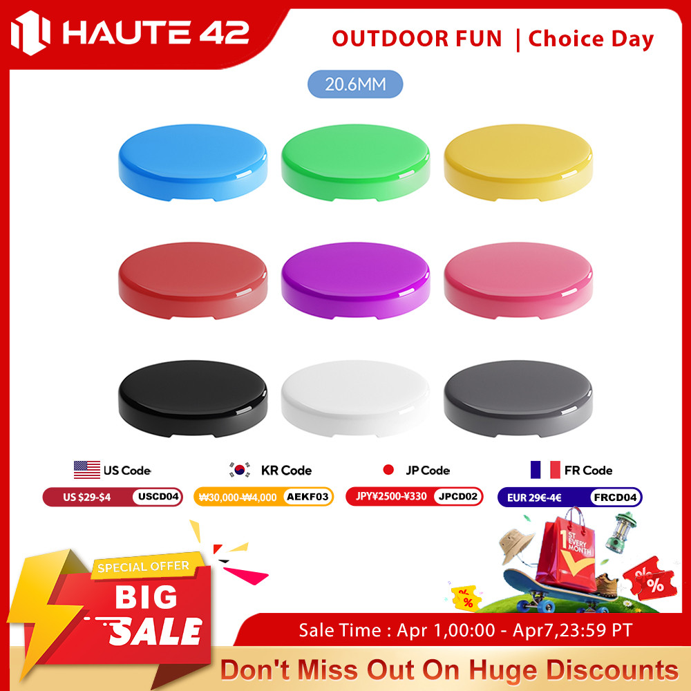 Haute42 Hitbox Cross Keycaps for Leverless Arcade Controller Mini Hitbox Button Caps Colorful DIY