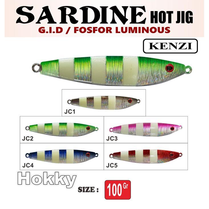 BISA COD METAL JIG SARDINE 100 GRAM
