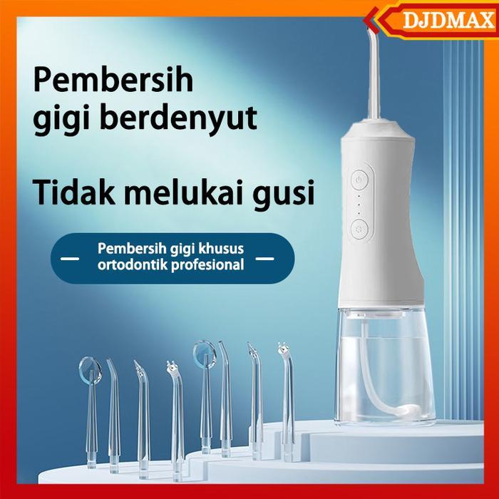 DJDMax Portable Water Flosser Gigi 300ML Large Capacity Water Tank Water Flosser Oral Lrrigator