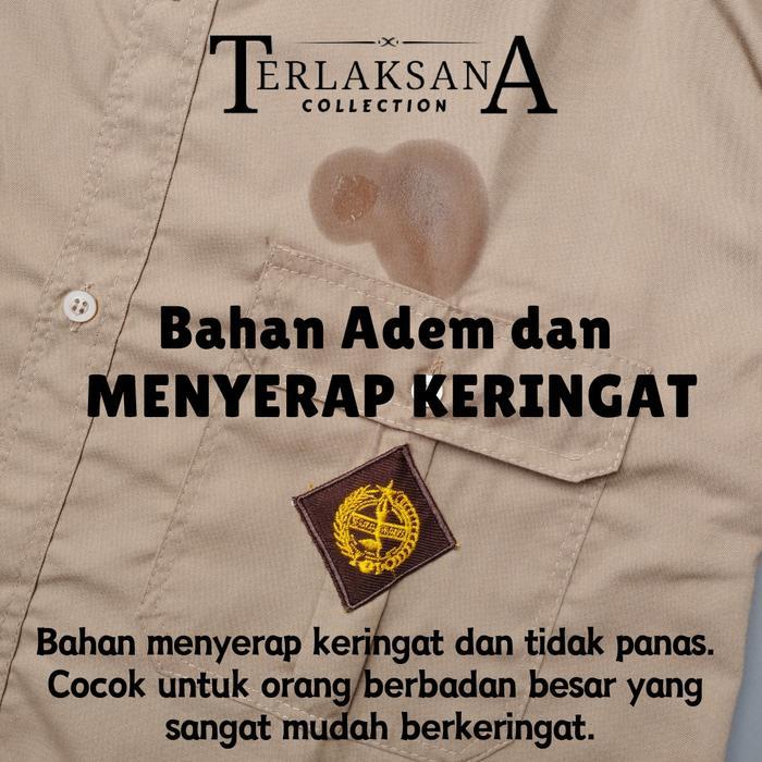 Baju Pramuka Jumbo SMP SMA Seragam Pramuka Twist Pendek - 03/06