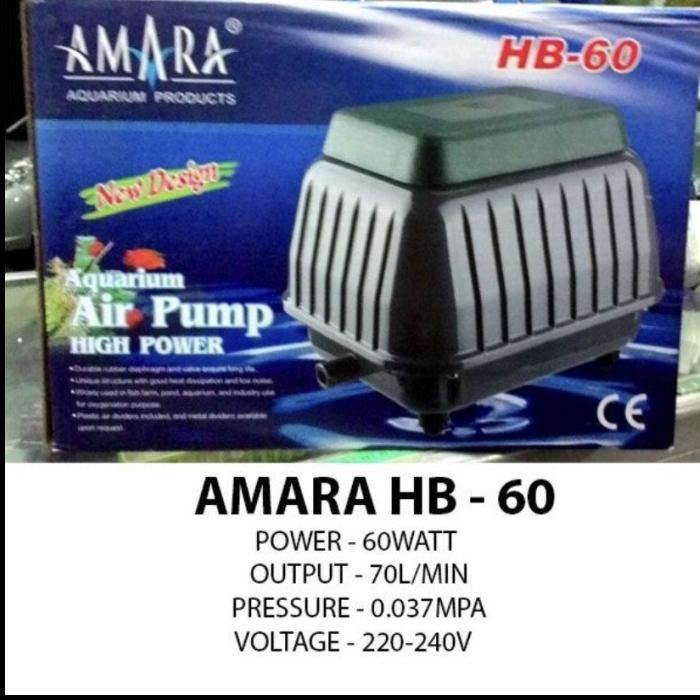 Amara HB-60 pompa udara aerator kolam-aquarium