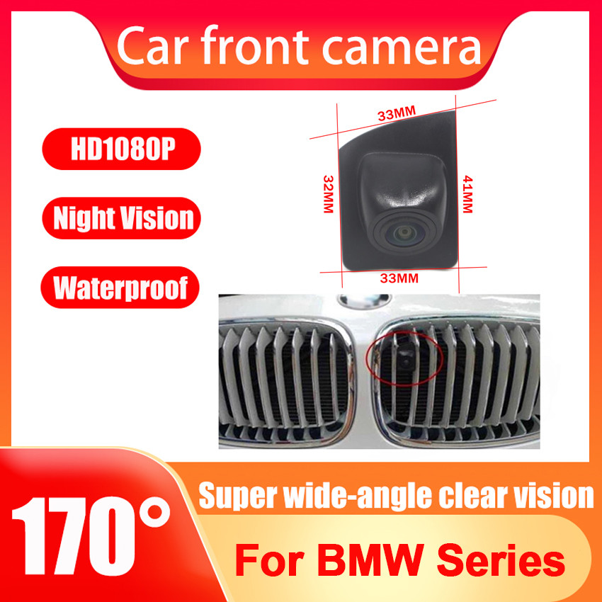 CCD car front view logo embedded camera For BMW 5series F10 F11 F17