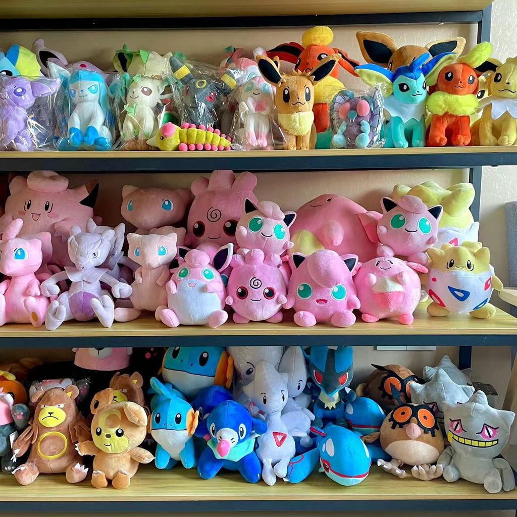20cm Pokemon Jigglypuff Clefairy Plush Doll Pokmon Wigglytuff Mew Plush Toy Japan Anime Lickitung
