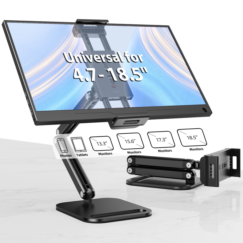UPERFECT Portable Monitor Stand Holder for 6-18.5 Inch Screen Universal Desktop Version Expandable
