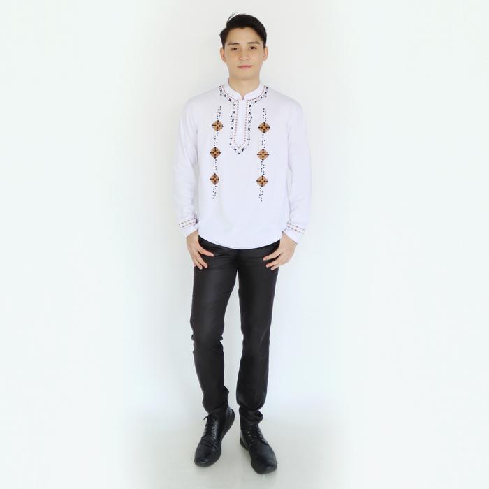 Kaospolos - Kaos Katun Baju Muslim Kerah Shanghai Lengan Panjang Pria Atasan Koko Dewasa Kurta Hitam