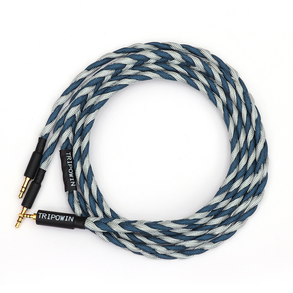 Tripowin GranVia 26AWG 36 Strands x 4 Core Handmade Headphone Replacement Cable for HD650 HD580