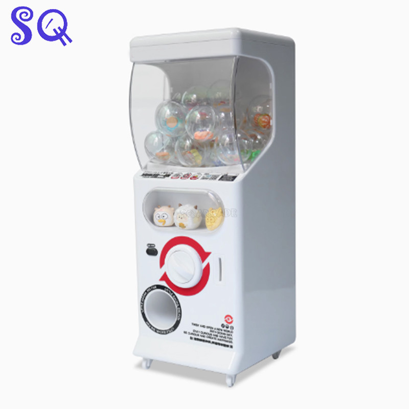 Mini Gachapon Machine Arcade Gum Capsule Toy Candy Machine Vending Machine Sliding Door Gachapon