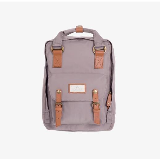 Doughnut Macaroon Backpack Crinkle Nylon Lavender Tas Unisex - D010-0075-F