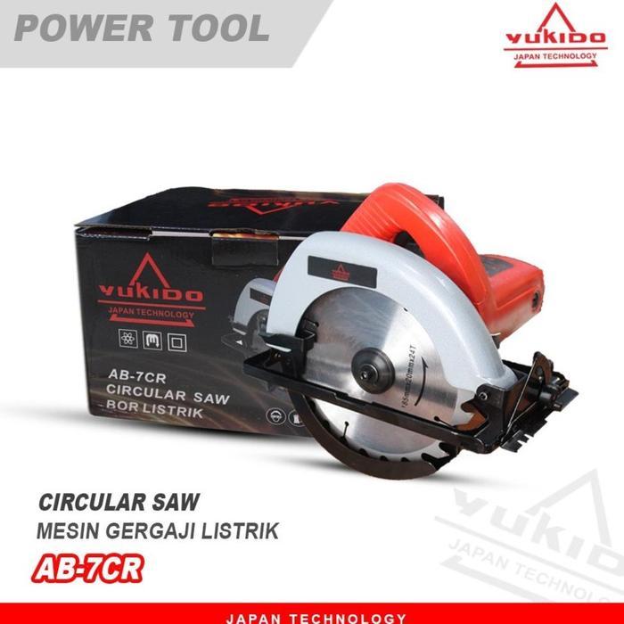 tokobryani YUKIDO MESIN SIRKEL 7INC potong kayu FREE MATA SIRKEL 7INC