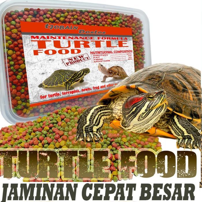 Gb - Turtle Pelet Food Makanan Pakan Kura Kura Rez Brazil Ambon Monbi 400Gr