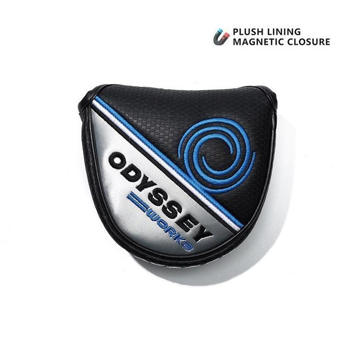 ODY Motif Leather Putter Mallet Head Covers Golf Club - Sarung Stick Club DWE-SW02 #SPOT GOODS#
