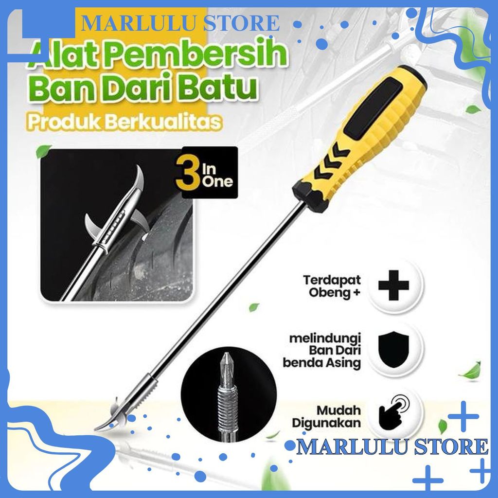 ALAT PEMBERSIH SELAH BAN VELG MOBIL MOTOR TRUCK FORKLIFT DARI BATU KERIKIL PAKU PROMO GRATIS ONGKIR
