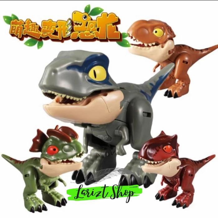Spryz Robotto - Dino Squad Mini Deformed Transform Robot Snap Bite Dinosaur Toys