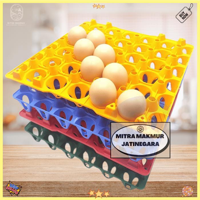 Tempat Telur Keranjang Telur Rak Telur Plastik Tray 30 butir Rak Telor Plastik Egg Tray Krat Telur