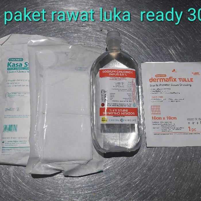 paket rawat luka onemed sudah termasuk nacl 0.9%
