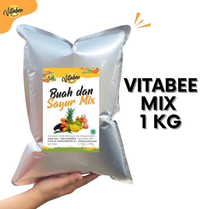 Yummy VITABEE JUMBO Keripik Buah Sayur Mix 1KG - FIONA VITABEE Kripik Nangka Apel Wortel Apel Salak
