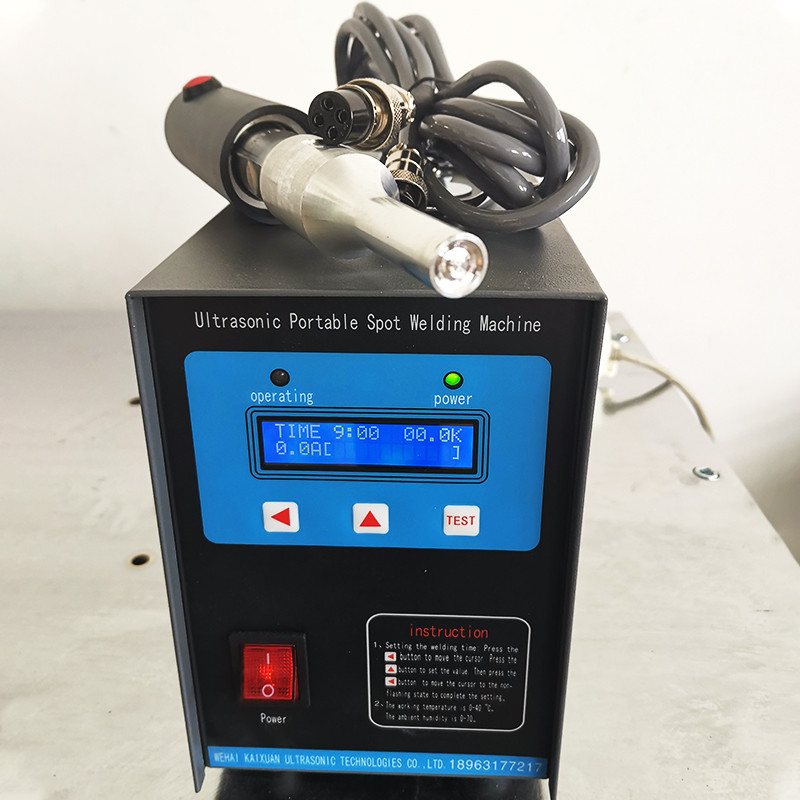 KXH-2806 600W 28KHz 0-15mm Handheld Ultrasonic Spot Welding Machine Portable Plastic Spot Welder