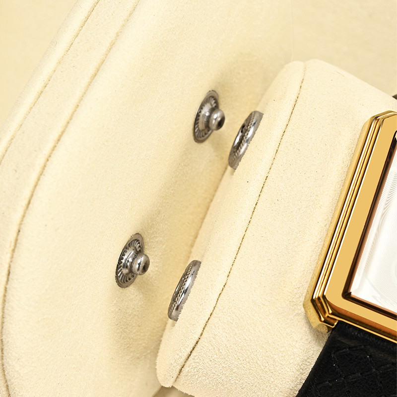FANXI Couple Watch Pouch - Stylish Dual - Slot Design with Elegant Curved Shape, Premium Leather