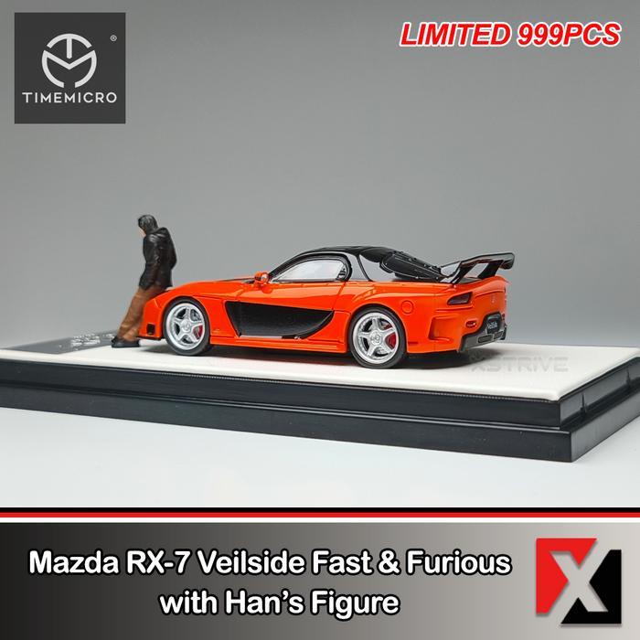 Time Micro 1:64 Mazda Rx-7 Veilside & Han Mazda Rx7 Fast And Furious