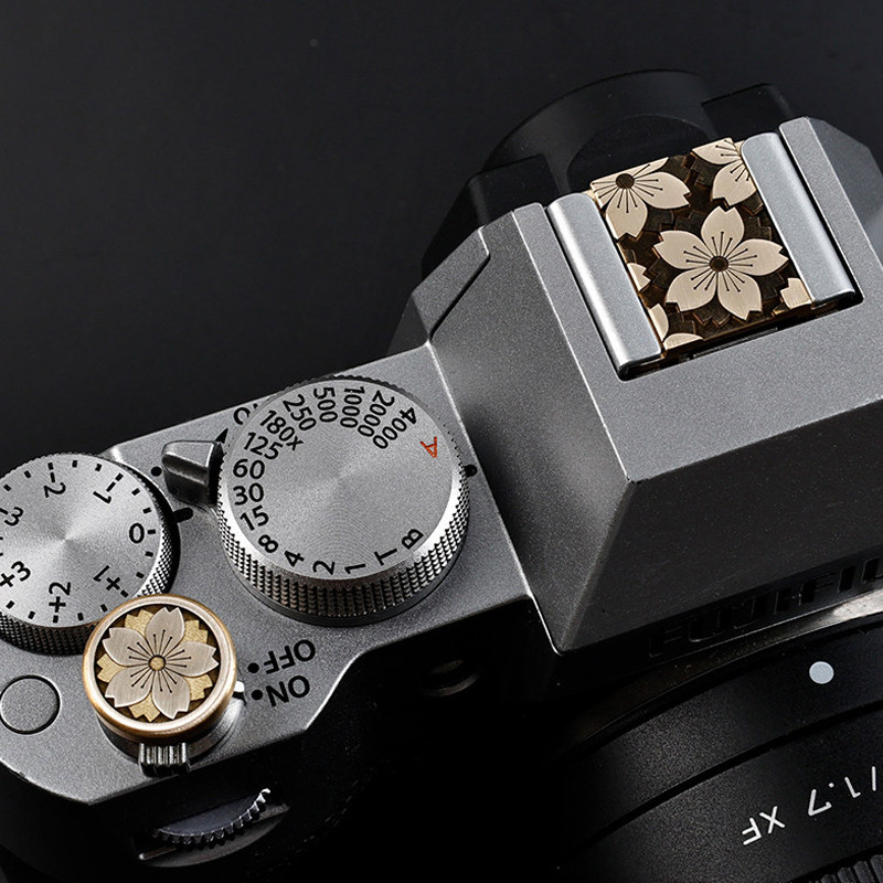 Camera Brass hot Shoe Cover Suitable for Fuji Mirrorless XT50 X100VI XT4 XE4 XS20 hot Shoe Dust