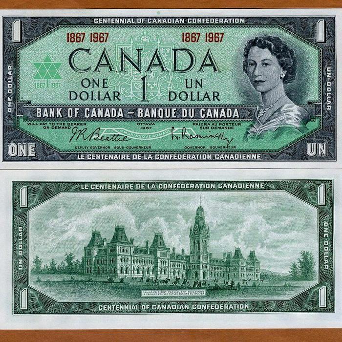 Uang Koin Peringatan Canada 1 Dollar 1967 Edisi Commemorative
