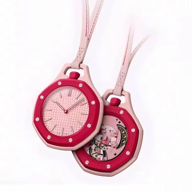26 Years Old New Pocket Watch Octagonal Pop Style Neck Quartz Movement Candy Color Quartz Watch
