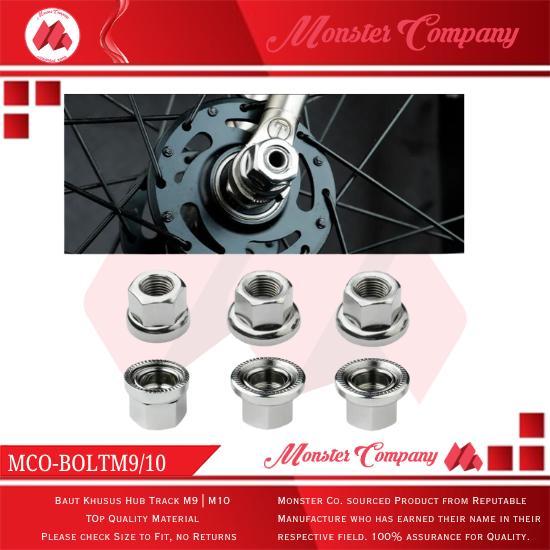 Monster Co Track Bike Bolt Baut Hub Depan Belakang Fixed Gear Fixie M0 M10 M3/8