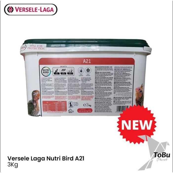 NUTRIBIRD A21 3KG VERSELE LAGA BUBUR LOLOHAN BURUNG 3 KG