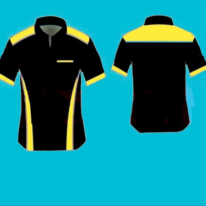 seragam kerja komunitas kemeja seragam kerja seragam komunitas dll Baju Wearpack Pria Hitam Pendek S