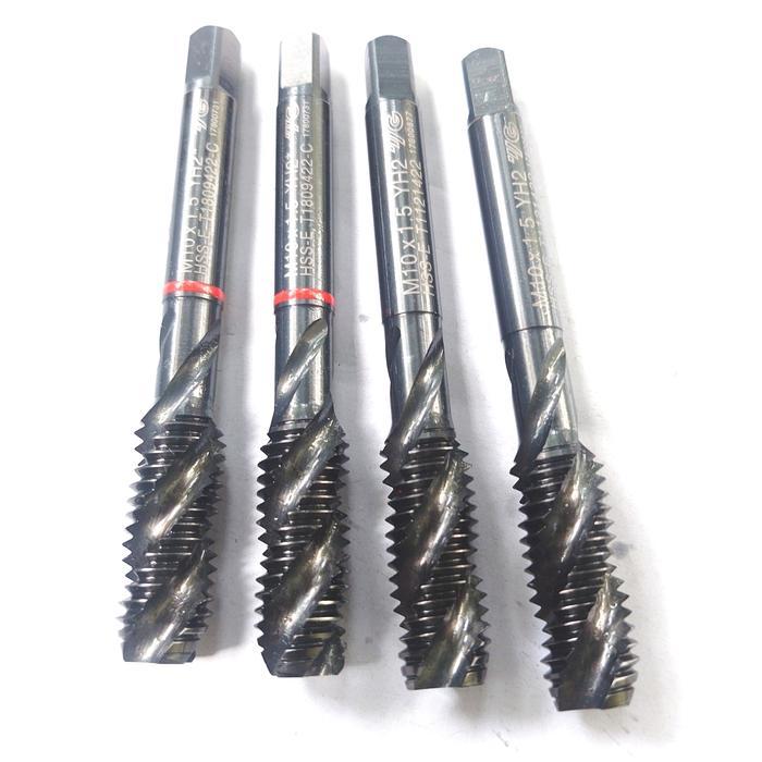 Tap M10X1,5 Tap Ulir M10X1,5 Bor Tap M10X1,5 Spiral Tap Mesin M10X1,5 Yg Secon Mulus