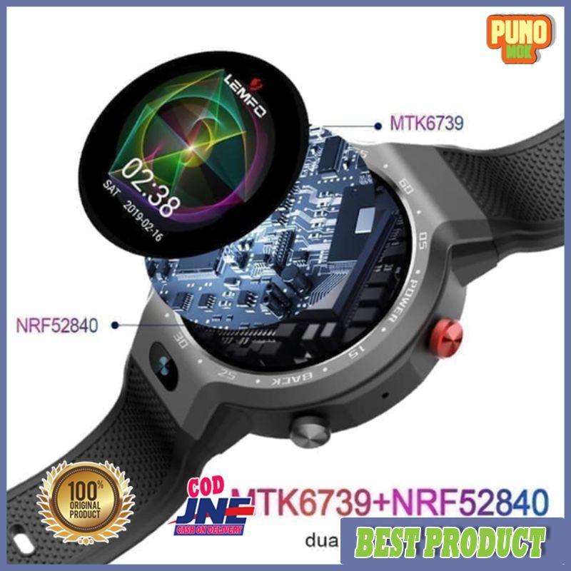 Jam Tangan Smartwatch Lemfo LEM9 4G LTE Dual System 5MP Terbaru dan Jam hp dan Jam Pintar dan Smart 