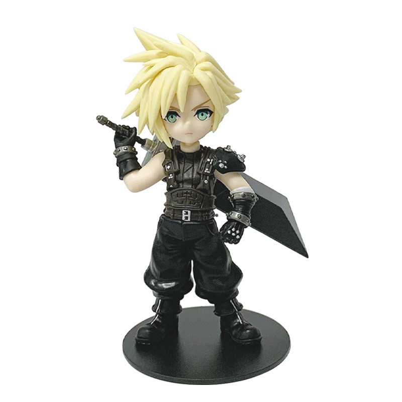 Amine 11-12cm Cloud Strife Tifa Lockhart Aerith Gainsborough ZackFair Figure Model PVC Collection