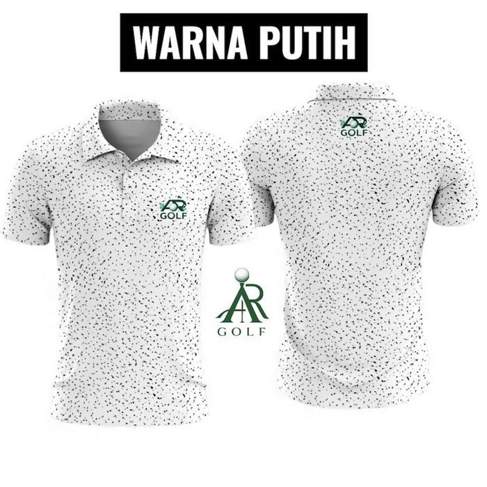 Baju Golf Shirt Polo Golf ARGolf Dryfit Premium Unisex - Kaos Polo Golf Pria Wanita Sport