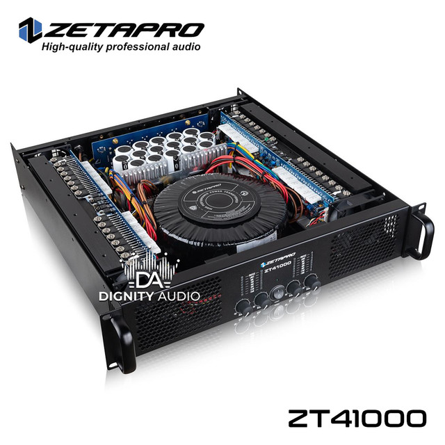 Power Amplifier 4 Channel ZETAPRO ZT41000 | ZT 41000 Original 4 x 1000 Watt