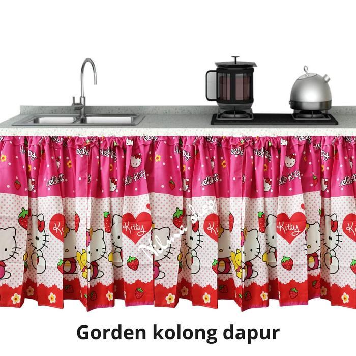 "New" gorden kolong dapur motif karakter lucu