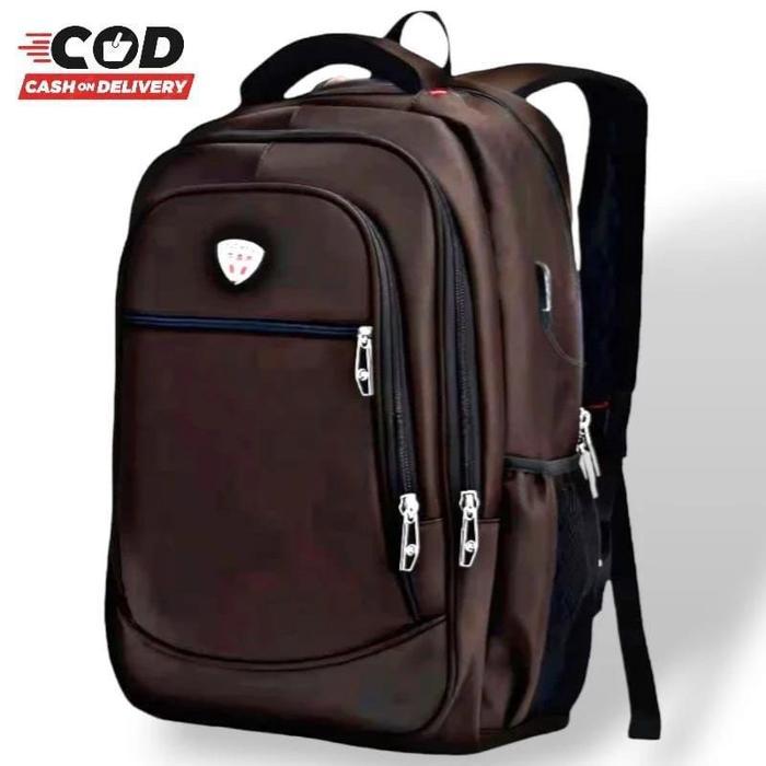 Premium (Cod) Tas Ransel Laptop Polo Pria Dan Wanita Terbaru Original