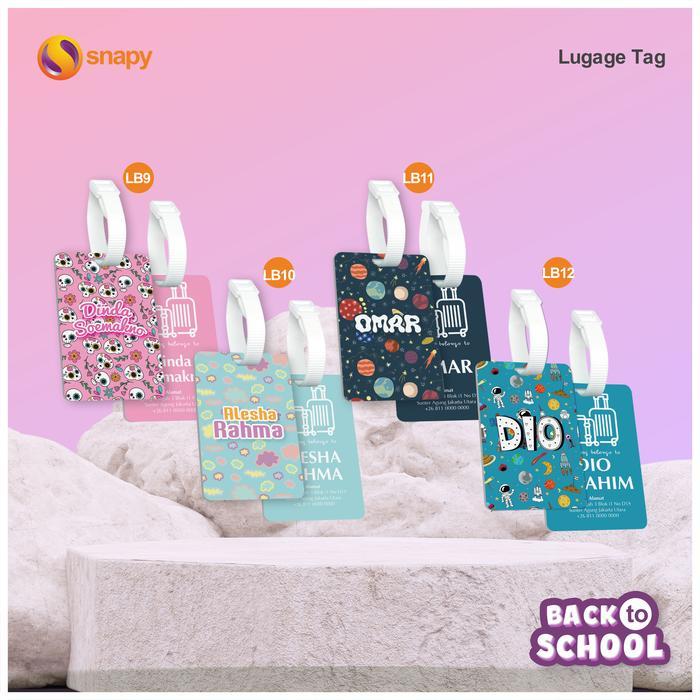 Luggage Tag Name Tag Tas Label Koper Nama Id Card Tas Custom Acrylic Terlaris