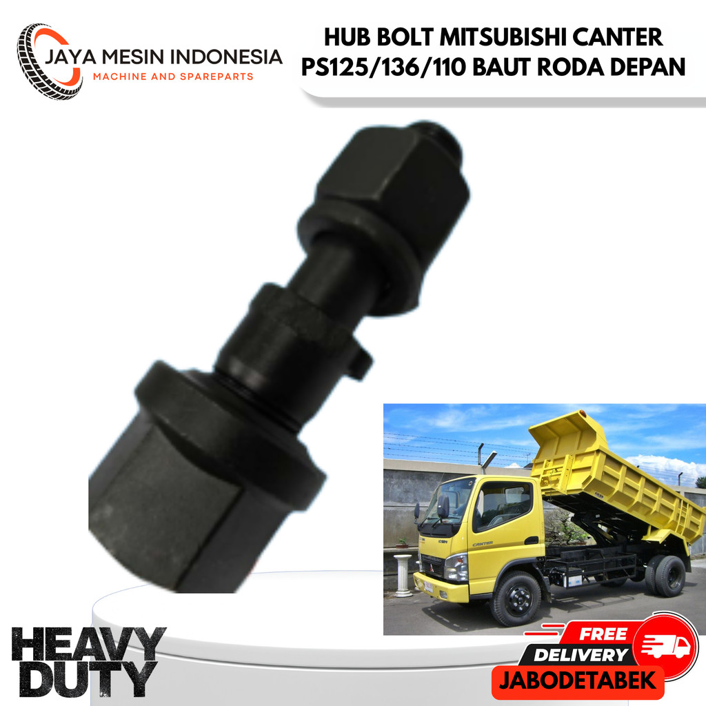 HUB BOLT MITSUBISHI CANTER PS125/136/110 BAUT RODA DEPAN  / BOLT MITSUBISHI CANTER / BAUT TRUCK MITS