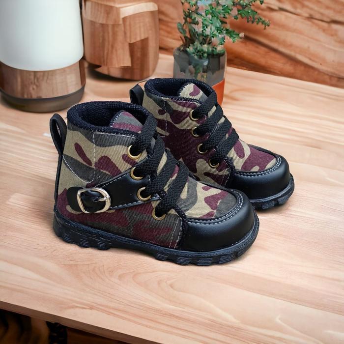 sepatu anak 1 tahun//sepatu boots PDL anak//sepatu PDL NKRI