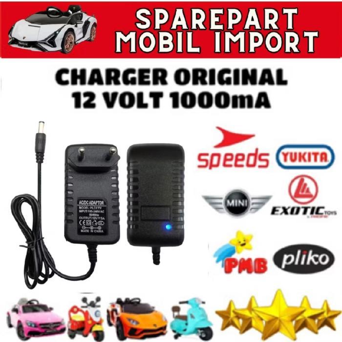 [ COD ] TERMURAH Charger Mobil Mobilan AKI Motor Motoran Anak Cas AKI Mobil Mainan Motor Vespa