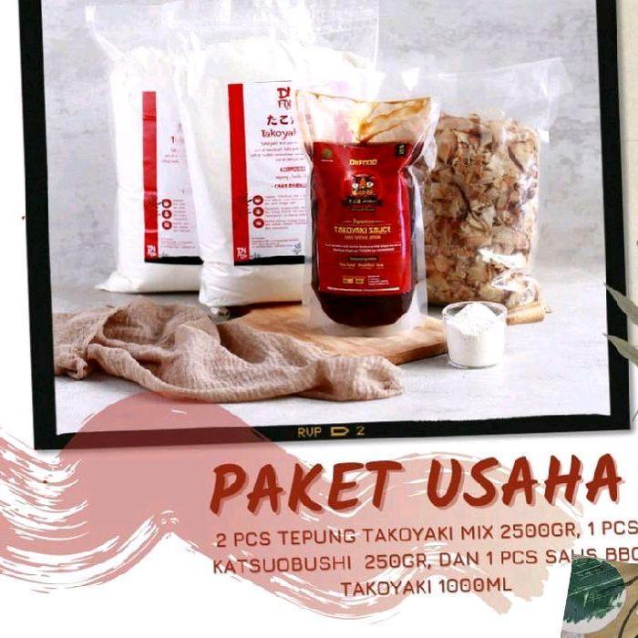 paket usaha lengkap Tepung takoyaki premix Instan