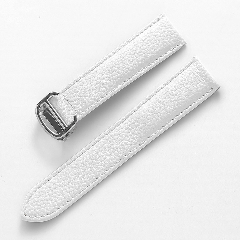Soft Leather Pebbled Leather Strap Replacement Cartier London Tank 14mm 16mm 18mm 20mm 22mm Strap