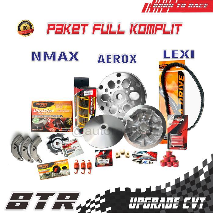 Paket Cvt Full Komplit Nmax 155 - Upgrade Cvt Yamaha Aerox Racing Ori - Nmax 2015-2019 Nmax New